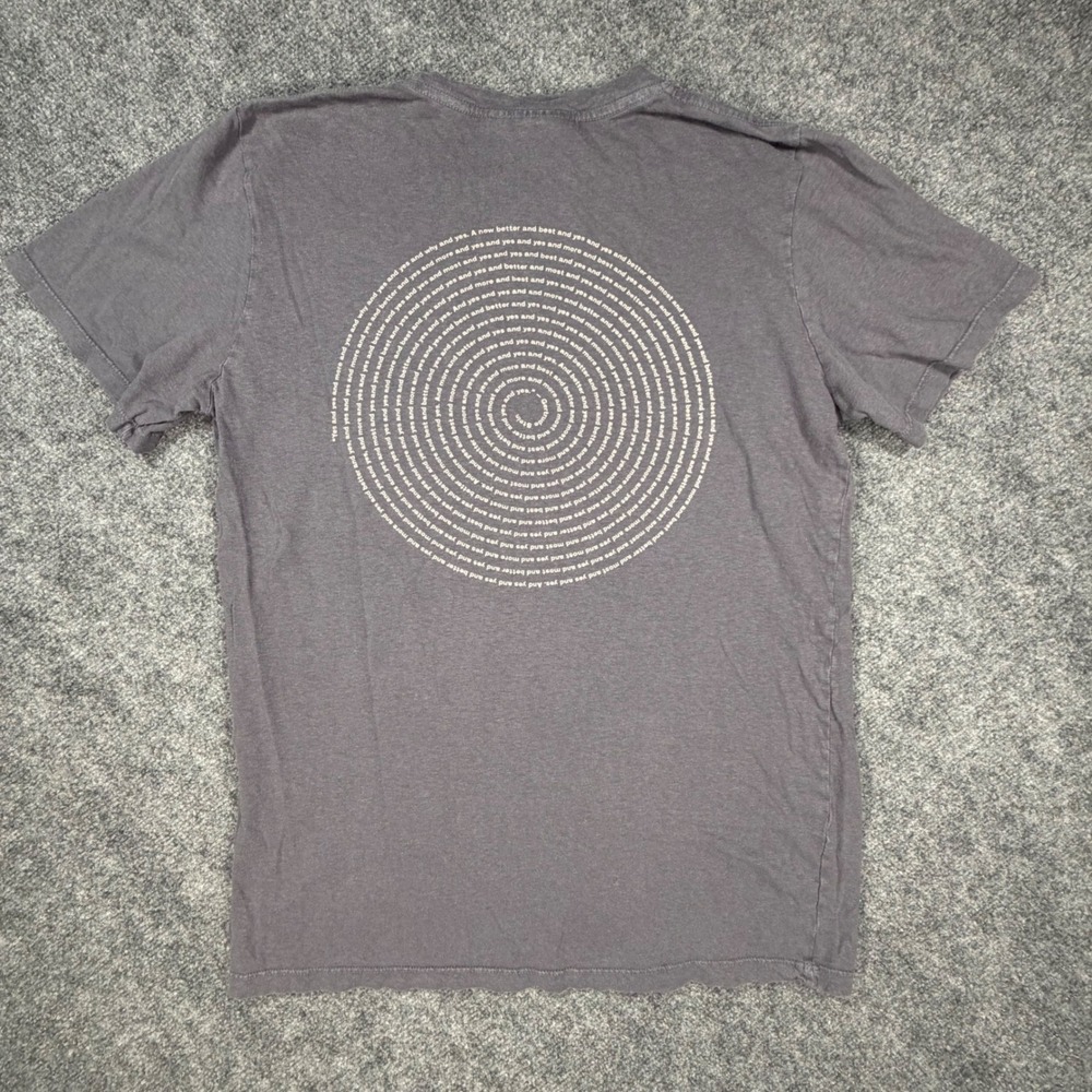 Jungmaven Ace Hotel Hemp Organic Cotton Graphic Tee Gray Mens Large USA Made 741 - Picture 3 of 6